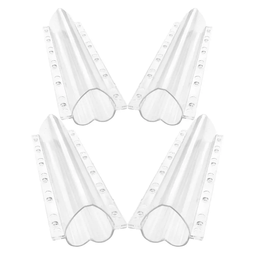 4Pcs Heart Design Cucumber Mold Plastic Fruit Shaping Mold for Vegetable Growth Garden Tool Reusable Lightweight Easy