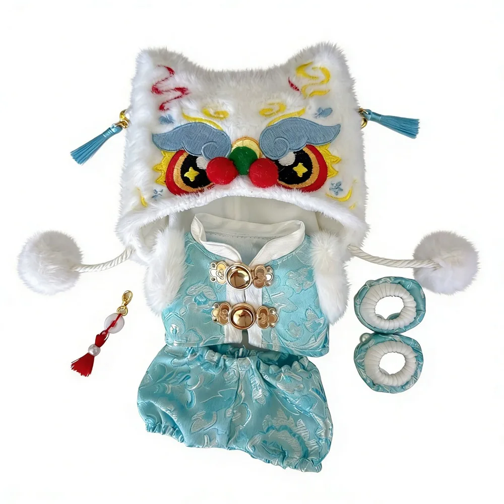 

Набор одежды для куклы: плащ, свитер, головной убор, китайский наряд на весенний фестиваль, подарочный комплект, новогодний наряд, наряд для куклы