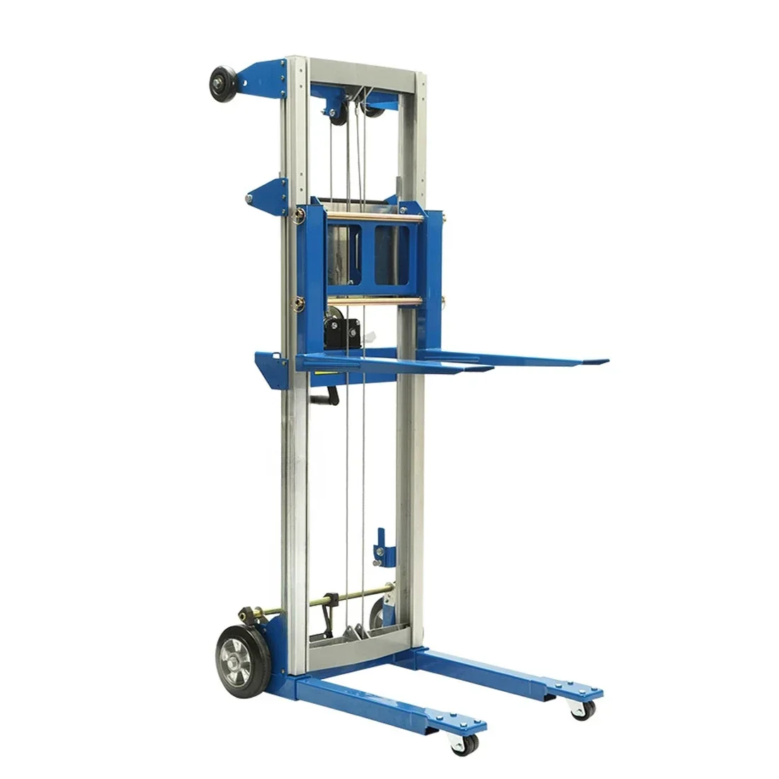 Multi-functional forklift hand-cranked stacker luggage handling light-duty side lying light and flexible stacker