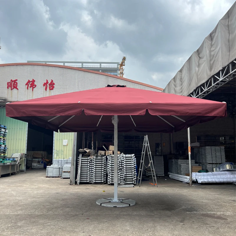 Roman Umbrella, Outdoor Umbrella,Sunshade, Rainproof, UV Protection,Thickened Material, Aluminum Alloy Columns, Rotatable