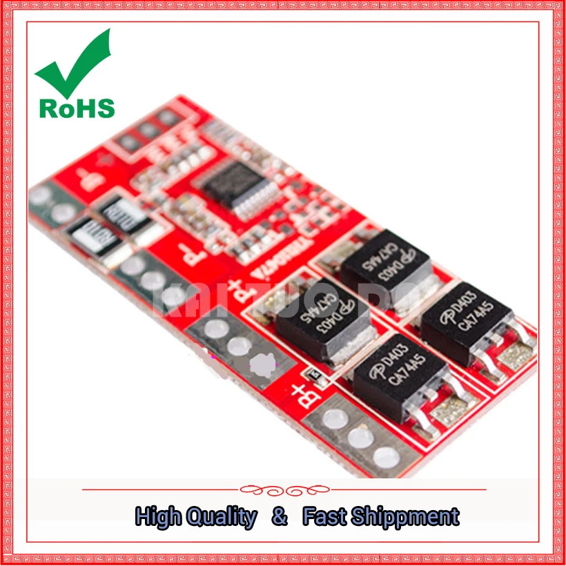 3 String Lithium Battery Protection Board Without Activation Automatic Recovery Of Three Strings 10.8V 12.6V 30A High Current