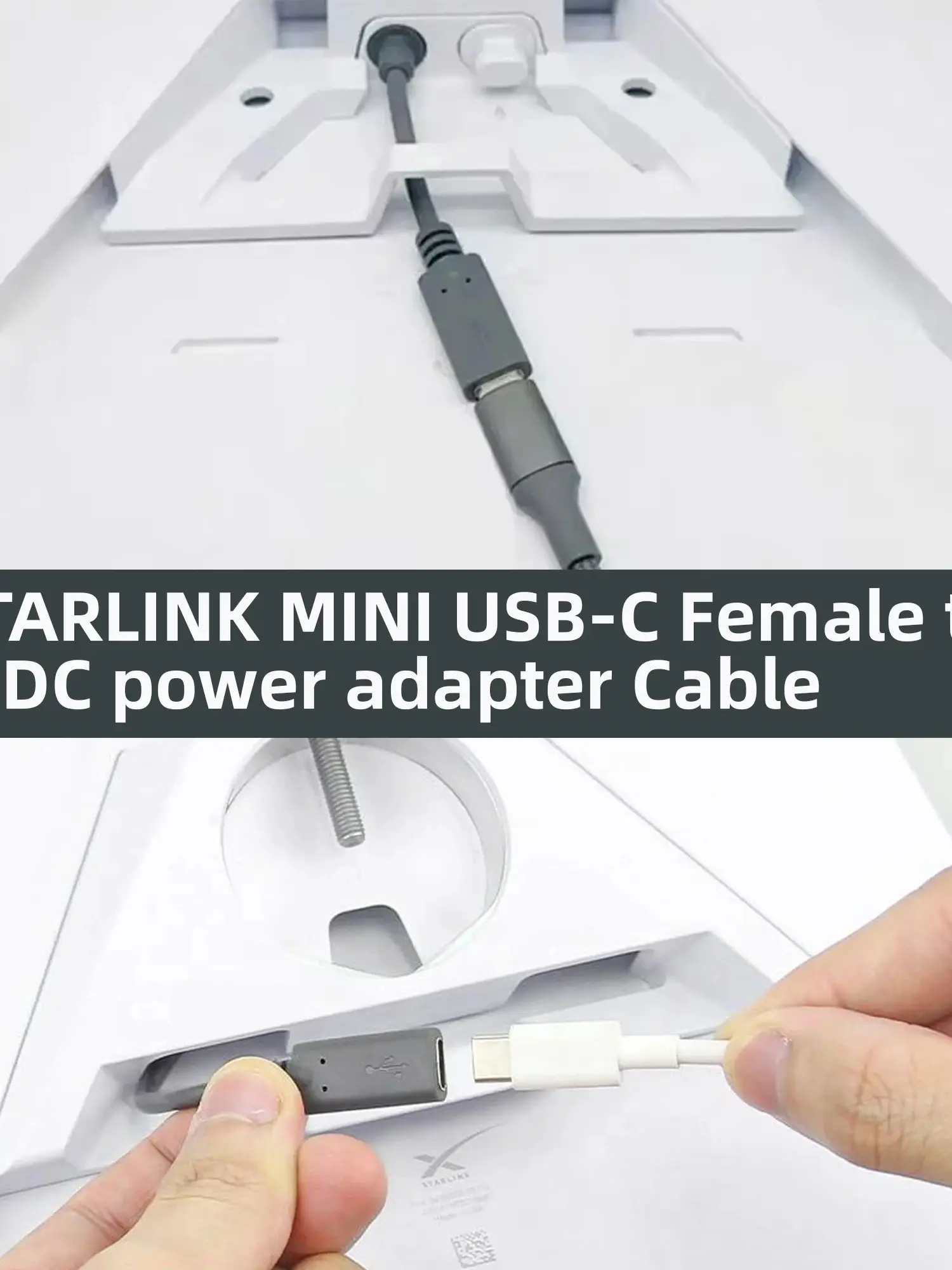 Für STARLINK Mini USB-C Buchse Auf DC Power Adapter Kabel Hohe Qualität Kabel D C Stecker Wetterfeste Outdoor Verwenden für Starlink Mini – Detail 4