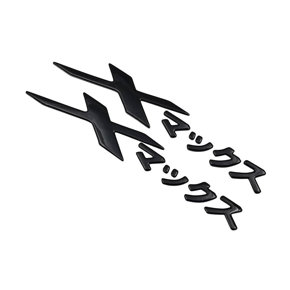 For YAMAHA XMAX X-MAX 125 250 300 400 Logo Emblem Japanese Kanji 3D Resin Gel Stickers Motorcycle Motor Bike Scooter Body Decals