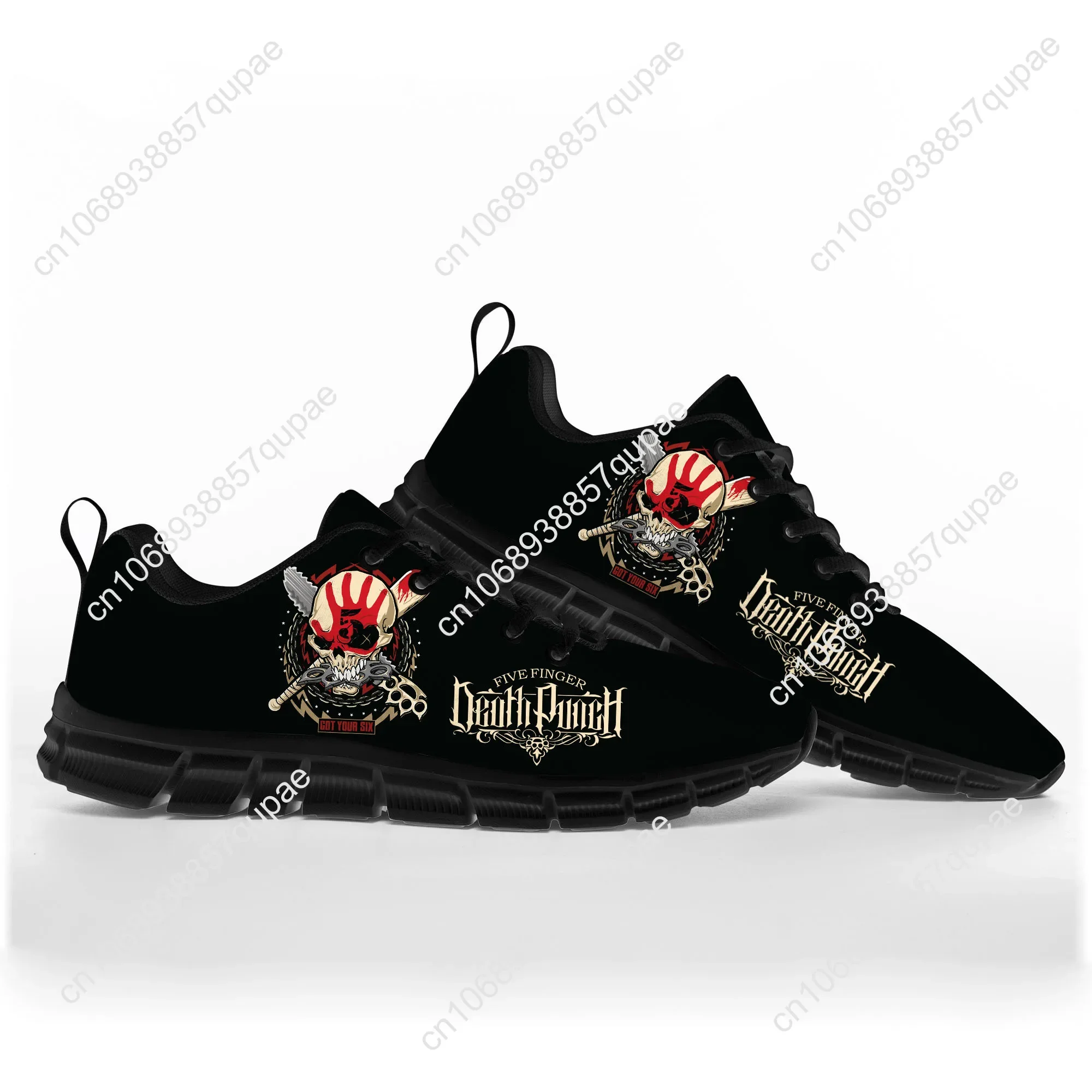 Five Finger Death Punch Sports Shoes Mens Womens Teenager Kids Sneakers Rock Band Casual Custom Couple High Quality Shoes