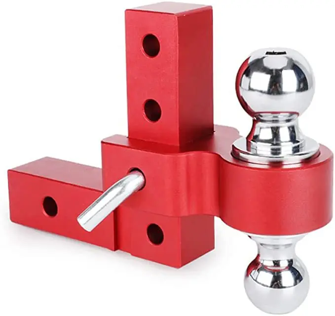 Custom Metal Machining Auto Parts Aluminum Alloy Trailer Rear Bars Wire EDM Services Modified Trailer Suspension Tow Hook