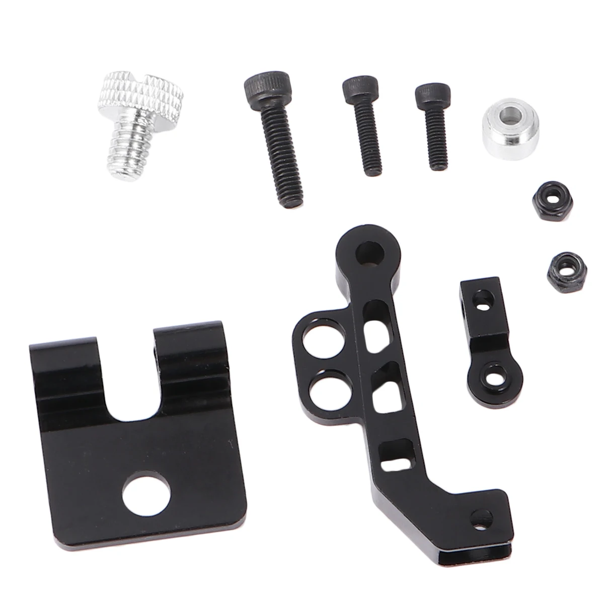 1 ensemble de supports de montage noirs, légers, faciles à installer, multi-angle pour quadrirotor Rc
