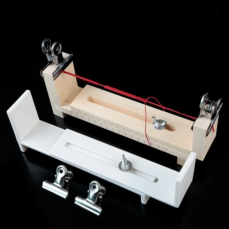 

Diy Bracelet Red Rope Solid Wood Braiding Frame Handmade Fixed Tools Braided Rope Artifacts Fixed Plate
