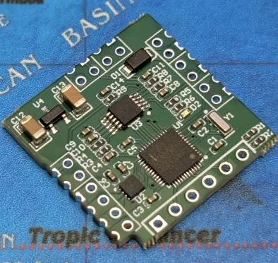 Miniature PID temperature control H-bridge heating and cooling bidirectional PWM output TEC control module SMT assembly