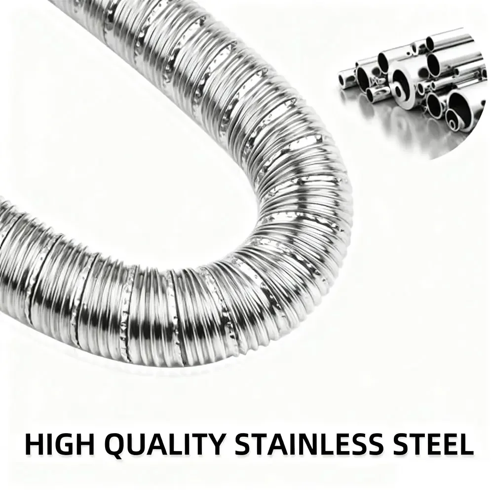 

1set Heater 300cm Exhaust Pipe With Muffler For 2.5cm Diameter Exhaust Port Car Air Diesel Parking Heaters And Generators