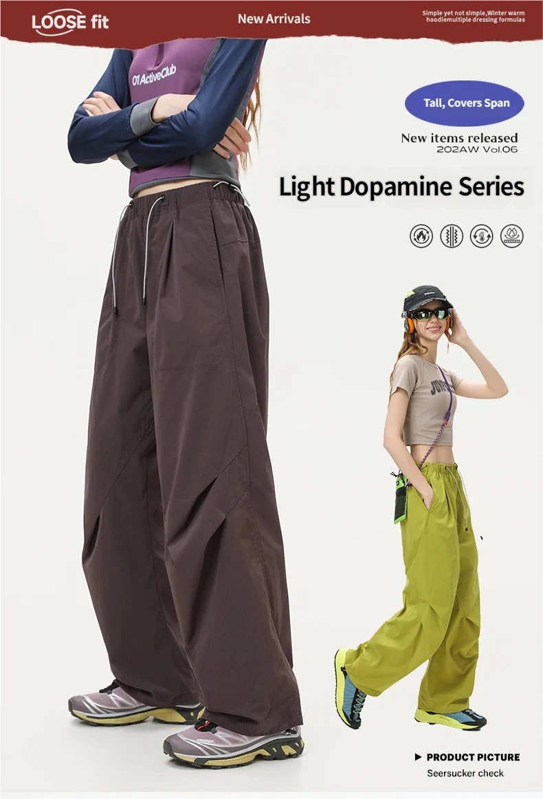 CHRLCK Women's Quick Drying Hiking Pants Spring Summer Fashion Cargo Pants Loose Fishing Camping Cycling Trekking Trousers