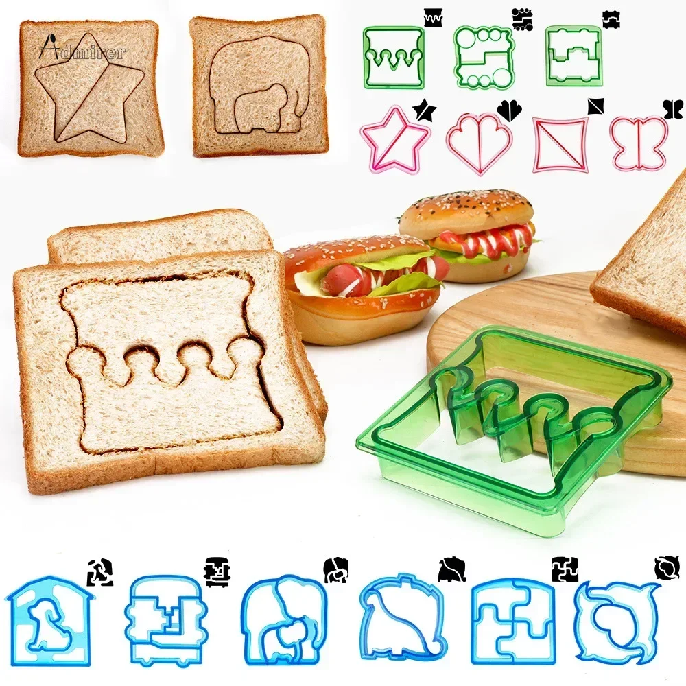 Sandwich-Ausstecher, Form für Lebensmittel, Toast, Brot, niedliches Backen, Kinder-Set,