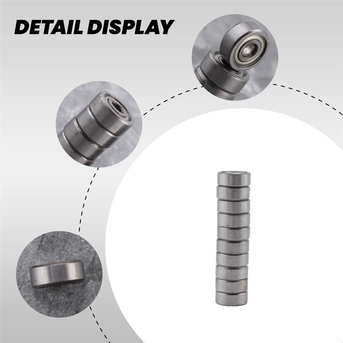 BAAA-10 шт. миниатюрные радиальные шарикоподшипники 623ZZ 3x10x4 мм для радиоуправляемого автомобиля Practico
