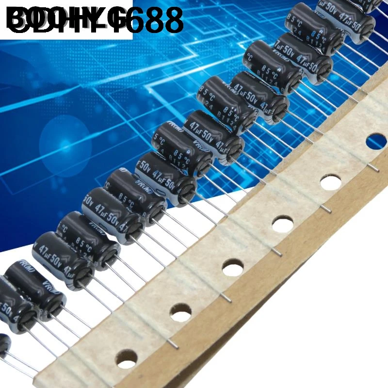 20 шт. оригинальный конденсатор 47 мкФ 50 В 50 В 47 мкФ 6X11 VR аудио подходит