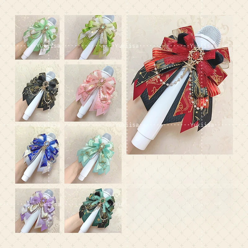 Handmade Lantern Stick Student Japanese Girls Bow Decoration Cartoon Backpack DIY Accessories Lolita Headwear Lolita Hair Clip