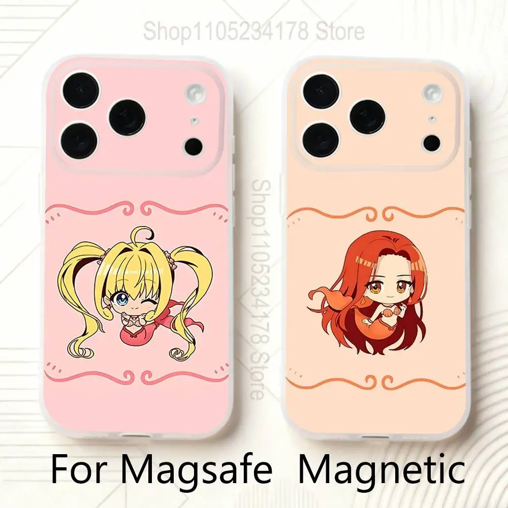 

M-Mermaid Melody Pichi Phone Case For iPhone 17,16,15,14,13,12,11 Pro,Max,Plus,Mini,Air,E Magnetic Magsafe Frosted Clear