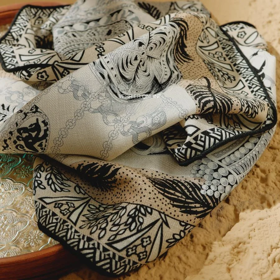 classic-rainforest-silk-wool-scarf-women's-square-awl-lightweight-luxury-vintage-sle-multifunctional-chinese-sle