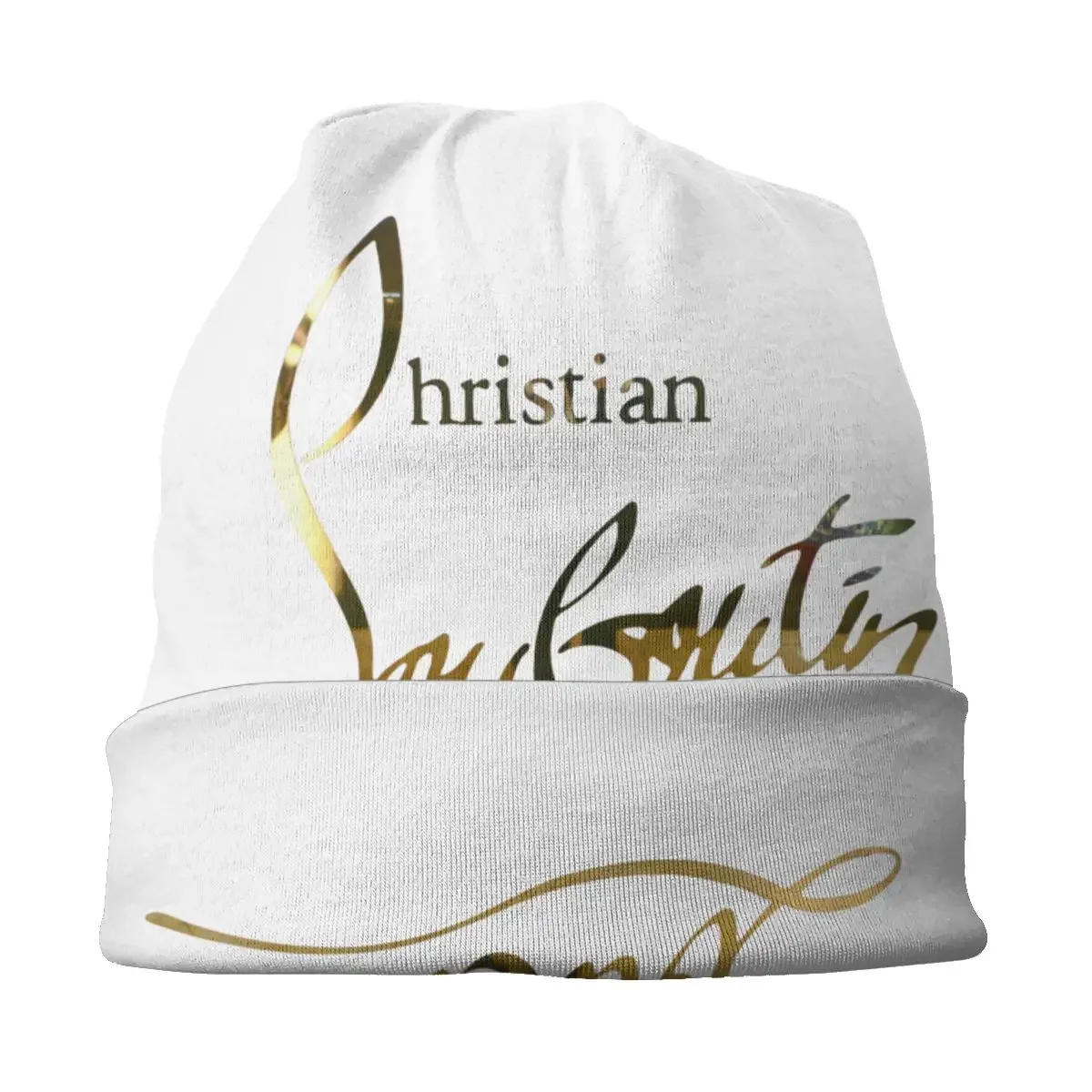 Custom Cool Warm Men Women Knitted Hat Unisex Adult Christians High Heels Louboutins Logo Skullies Beanies Caps Bonnet Hats