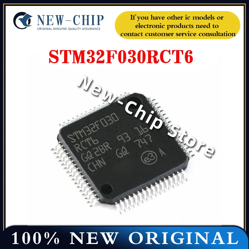 

2PCS-50PCS/LOT STM32F030RCT6 STM32F030 LQFP-64 ARM Cortex-M0 New Original