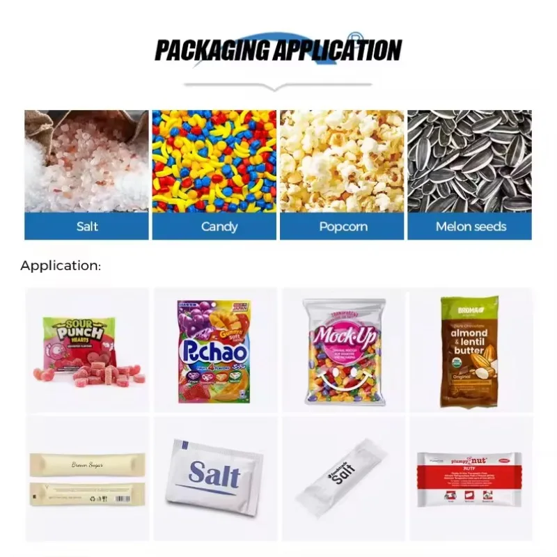 Customized Automatic Dried Fruit Mixed Nuts Sachet Packing and Sealing Machine Pistachio Cashew Nuts Packaging Machine