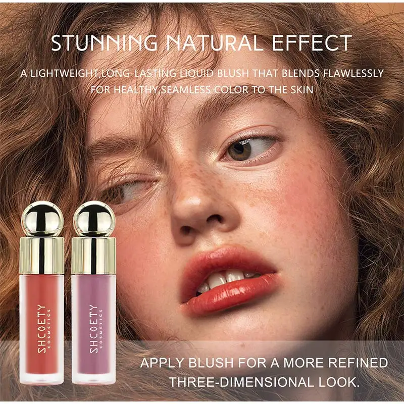 New 5 Colors Matte Liquid Blush Lasting Beauty Natural Hydrating Not Easy To Fade Rouge For Face Cosmetics