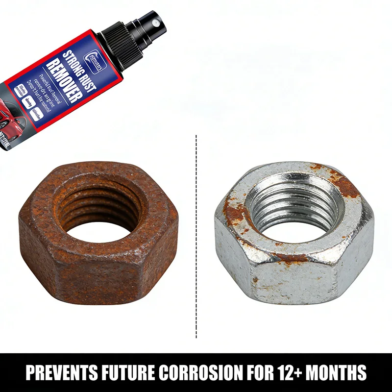 Rust Remover & Converter Spray - Convert Rust to Paint-Ready Surface for Metal Refinishing