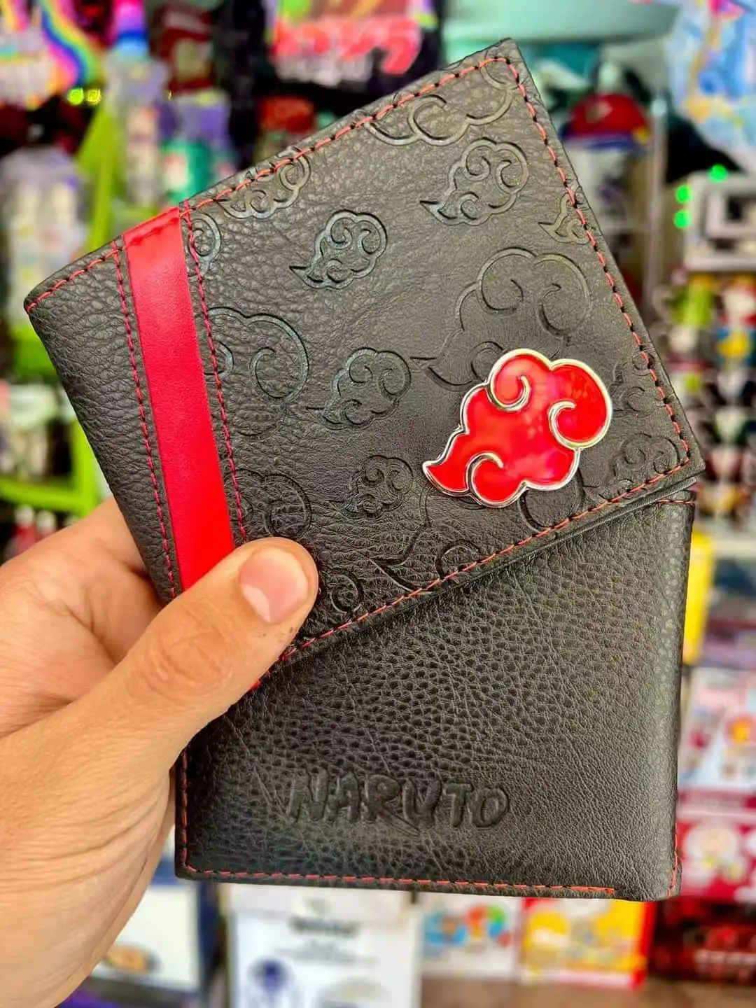 Короткий кошелек из искусственной кожи в стиле аниме Наруто Акацуки для мужчин - Саске, подарок с дизайном четвертого Хокаге