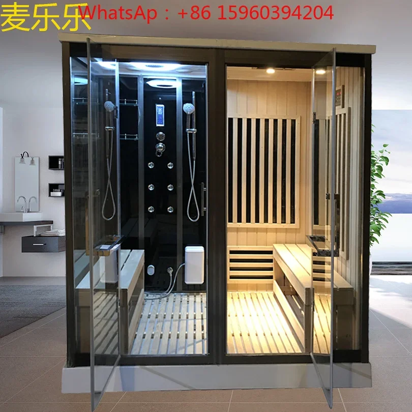 Household steam Wet and dry steam Sauna shower Integrated dual-purpose multi-functional sauna Shower