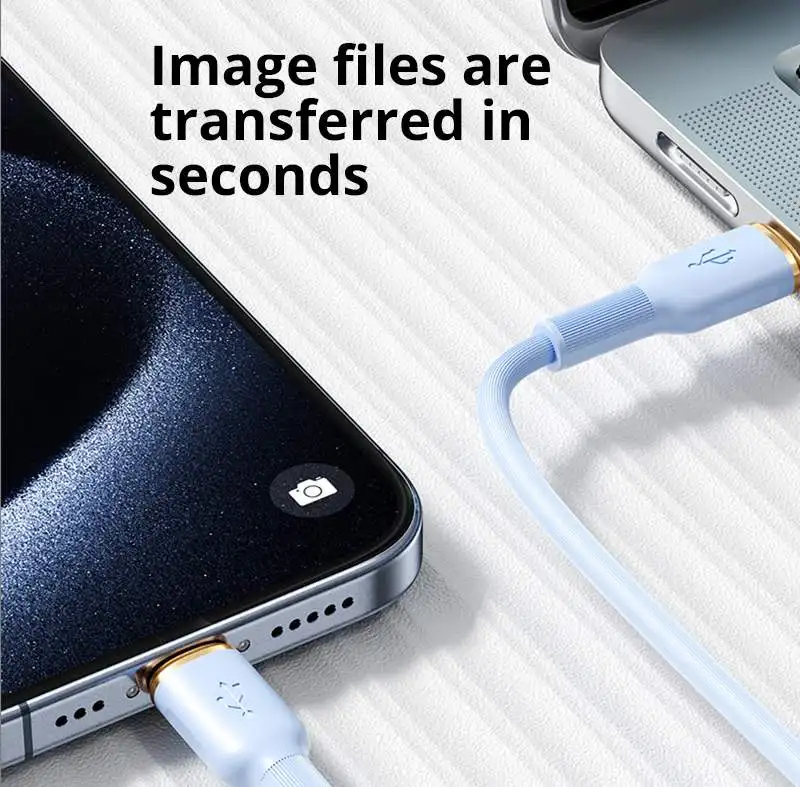 Tipo-C para Tipo-C Cabo de carregamento rápido, 6A Super Charge, Silicone USB-C Cabo de dados para telefones inteligentes Android, 1m, 2m, 100W