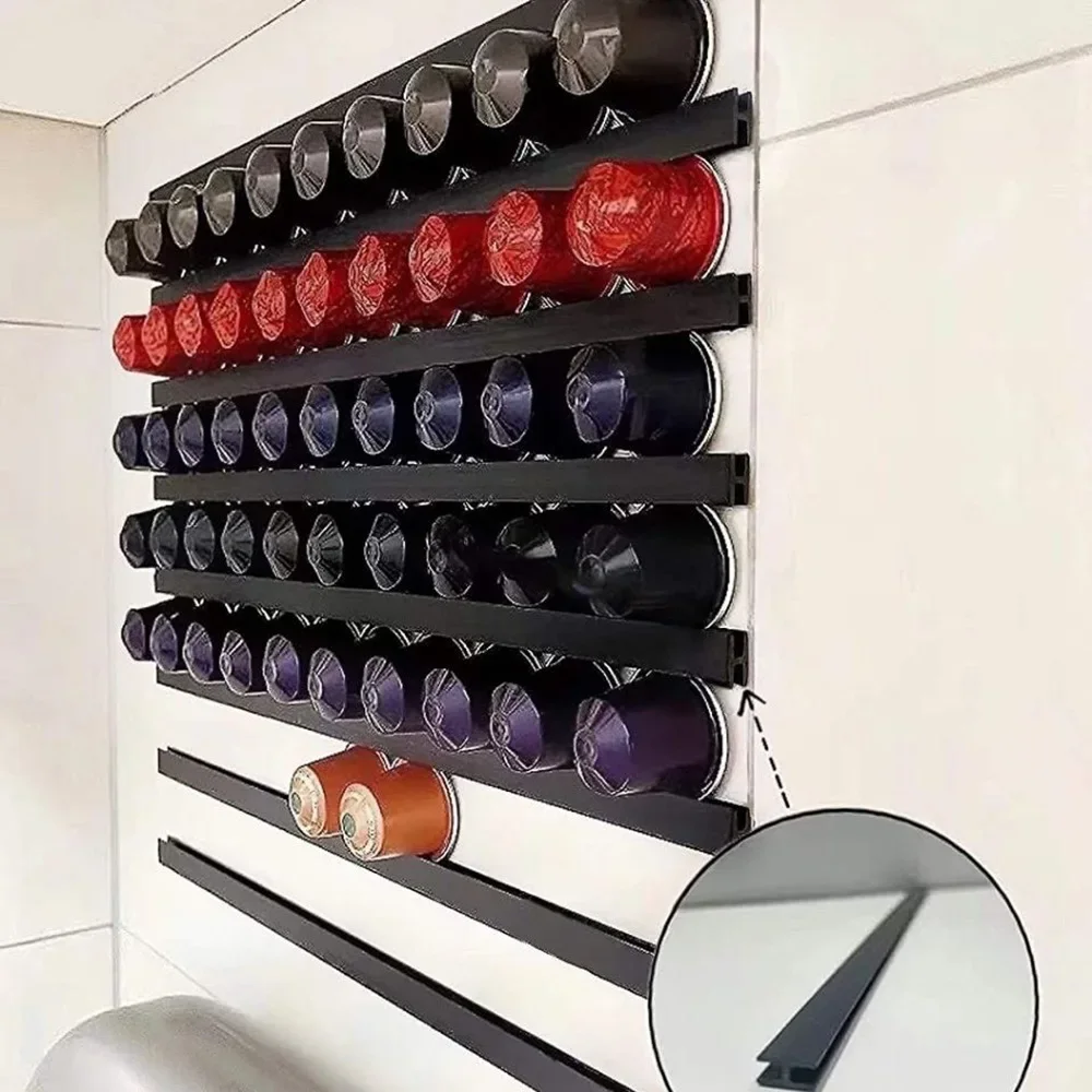 Suitable for Nespresso Dolce Gusto Vertuoline Coffee Capsule Holder for Any Coffee Pods Cafe Pods Shelf Capsule Storage Racks