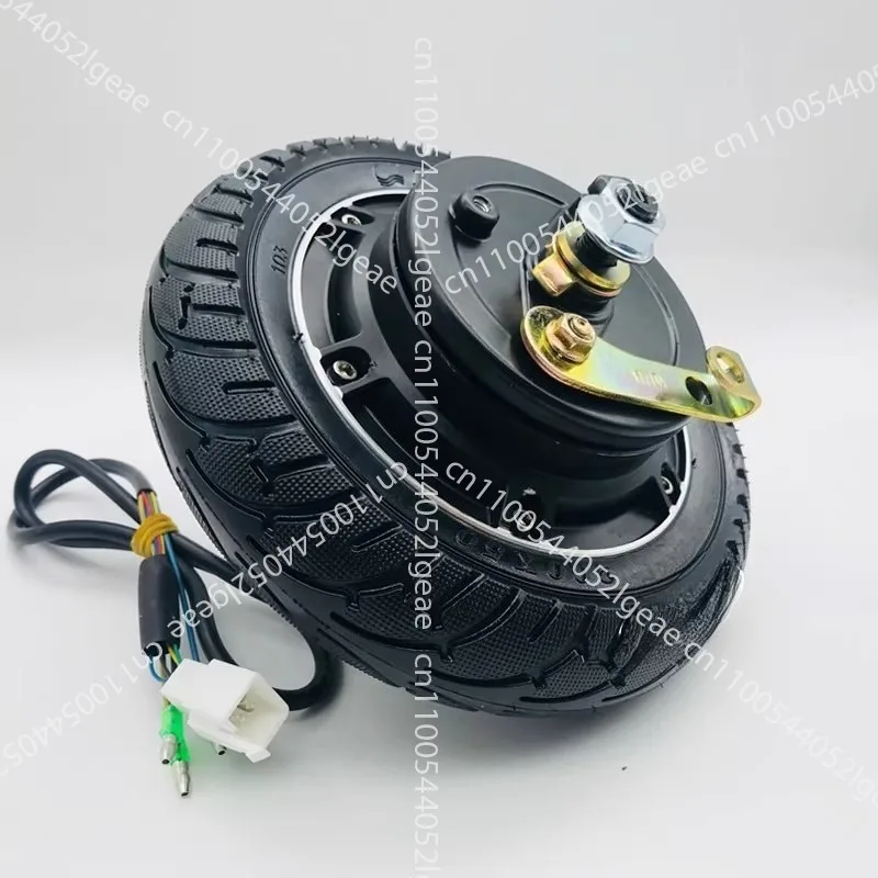 8-inch 24V 36V 48V 350W Electric Scooter Modification Accessory Motor - Brushless Hub Motor with Hub Brake and Electricity