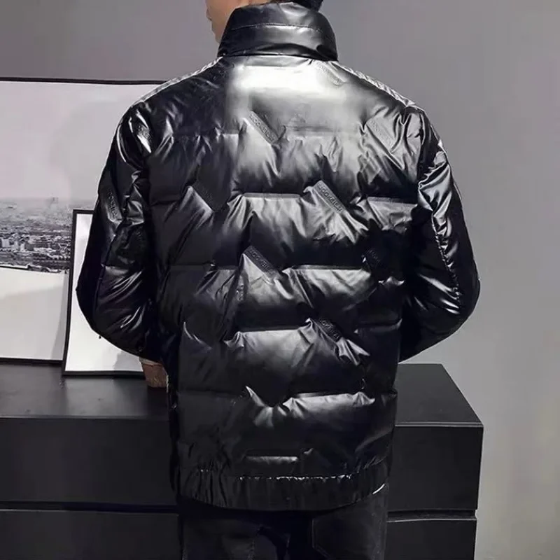 Parkas Short Men\'s Down Jacket Padding Male Padded Coats Warm Clothes Hot Winter 2024 Outerwear 2024 Lightweight Youth Quilted