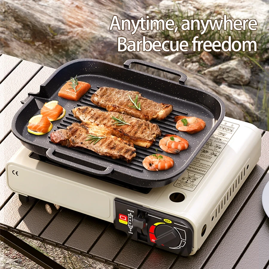 Outdoor Card Stove, Portable Gas Stove, 2900W Outdoor Stove, 3 Styles to Choose From, Suitable for Outdoor Barbecue and Camping