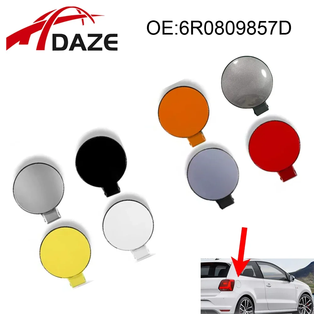 DAZE 6R0809857 6R0809857D Car Fuel Filler Lid Door Cap Cover Flap For VW Polo 2010-2019 8 Color