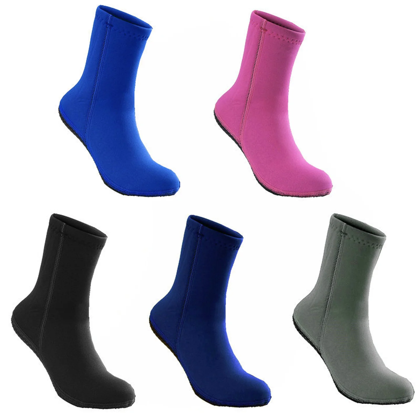 Winter Adult Children 3MM Neoprene Thermal Diving Socks Coldproof Non-slip Spearfishing Snorkeling Swimming Sandbeach Stockings