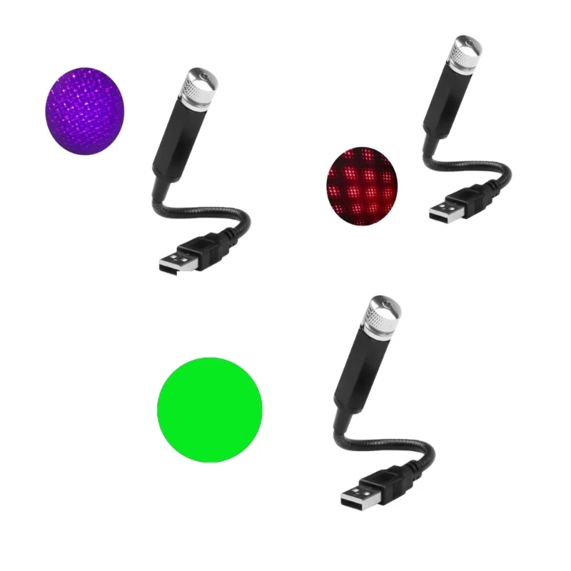 USB Powered Car Star Projector Light Decoration For Vehicle
