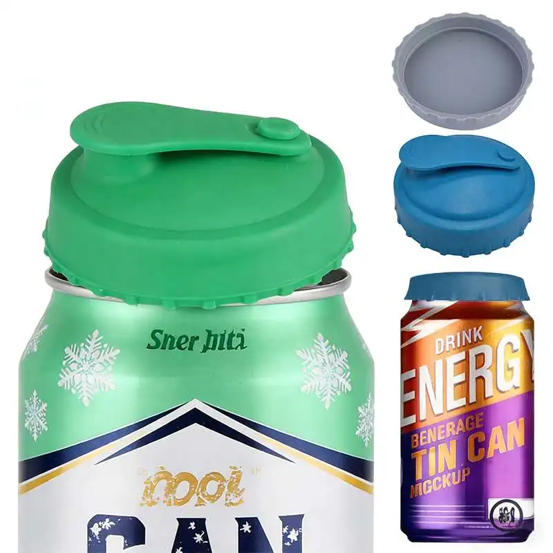 Auslaufsicherer Silikon-Dosendeckel Wiederverwendbarer Lebensmittelechter Silikon-Aufbewahrungsstopfen für Saft, Cola und Getränke Passend für Standarddosen Schutz