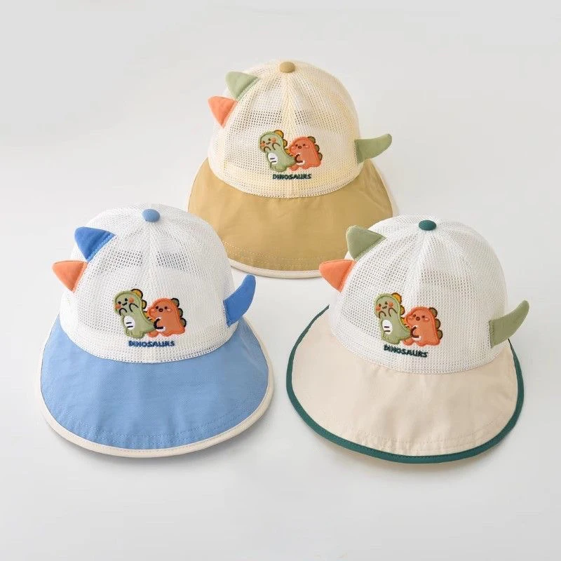 

Baby Hat Sunscreen Summer Thin Baby Breathable Mesh Sunshade Hat Children's Duck Tongue Hat Large brimmed Sun Hat