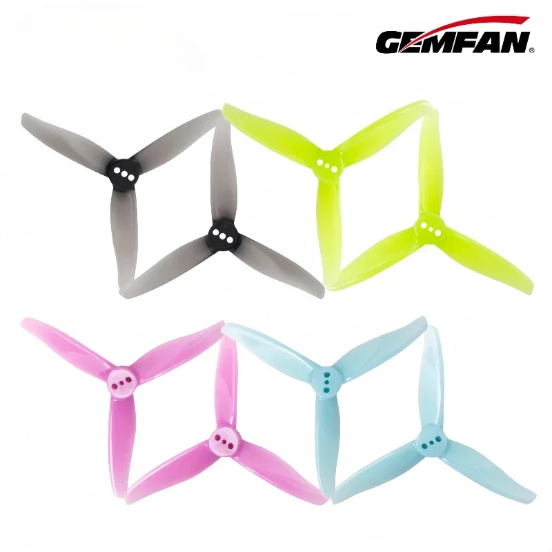 4Pcs Gemfan 3016 3-Inch 3-Blade PC Propeller CW/CCW 3 Hole 1.5mm/2mm Shaft for FPV Racing Drones High-Impact Mini Quad Props