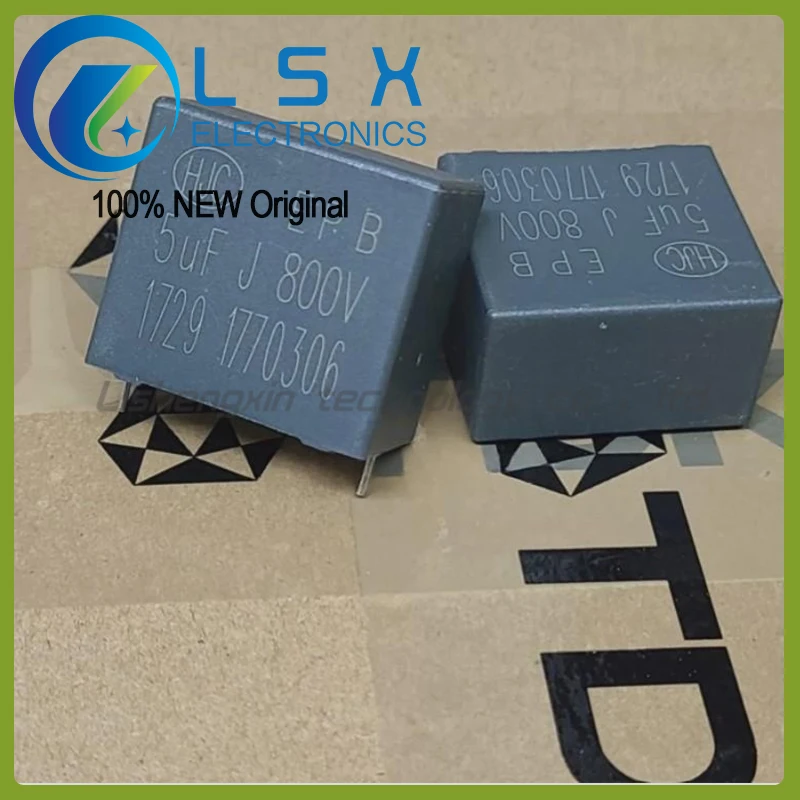 5pcs HJC 800V 5UF 506 700V Huarong 27.5mm 5% High Voltage Correction Thin Film Absorption Capacitor