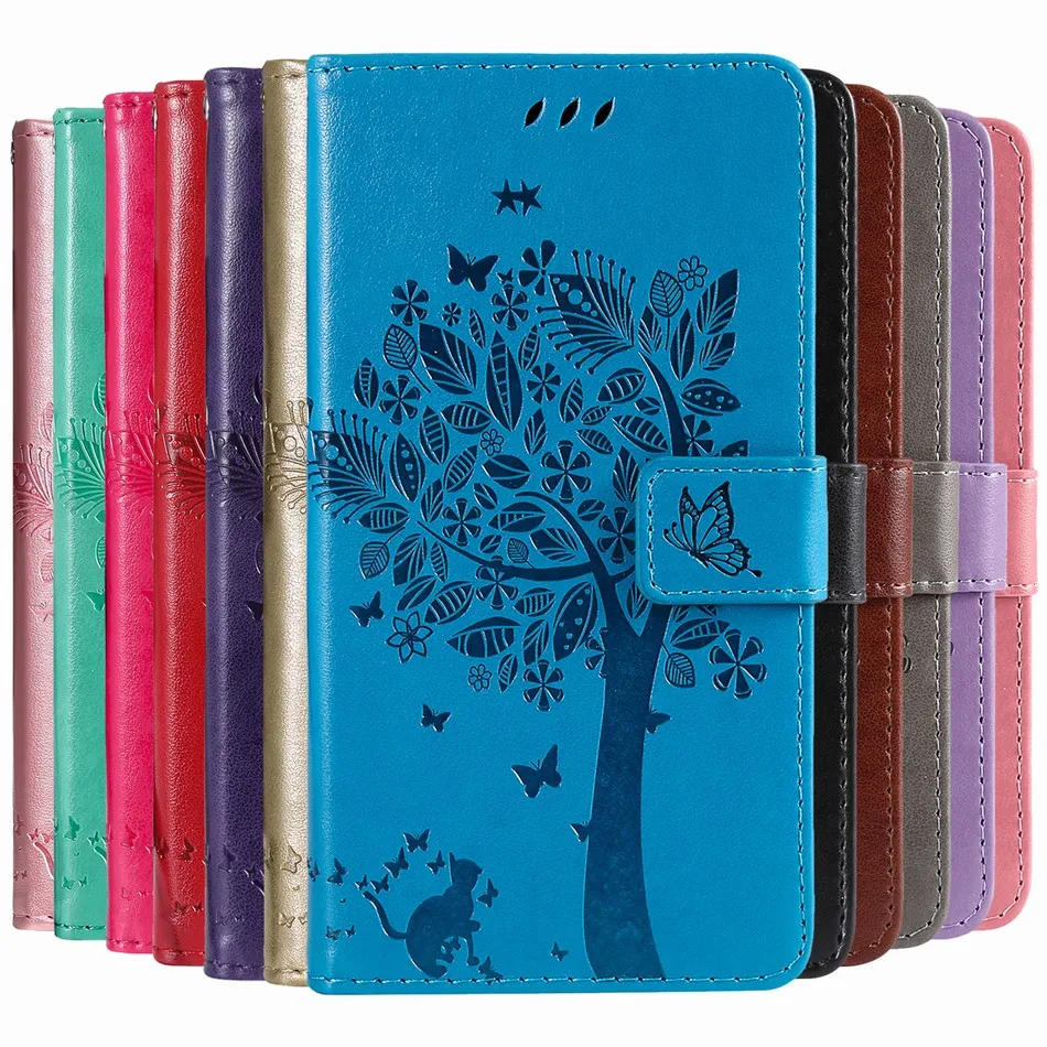 

Wallet Case For Xiaomi Mi Poco X5 M4 12T 11T 10T Redmi K60 Pro A1 Plus 11A 12C 10A 10C 10X 9C 5G Cat Tree Protect Cover D06F