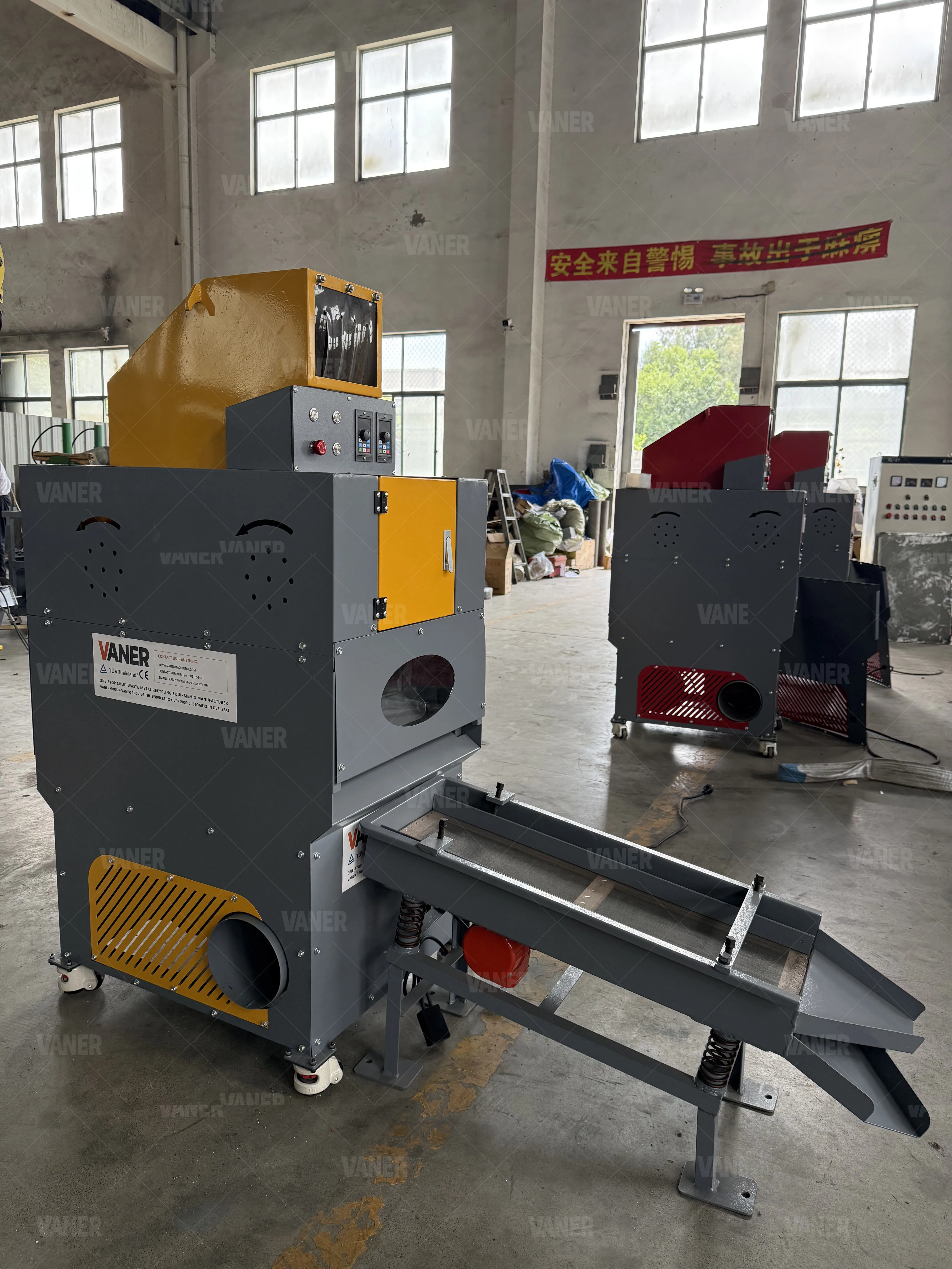 V-C02 40-60kg/h Metal Granulating Machine Cable Separator Machine Cable Wire Granulator Cooper Granulator Machine