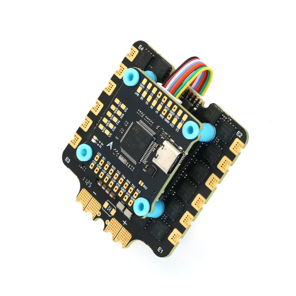 SoloGood F722 80A pile ICM42688P F722 contrôleur de vol BLHELI_S 80A 4in1 ESC 30.5X30.5mm 2-8S pour pièces de Drones Freestyle FPV