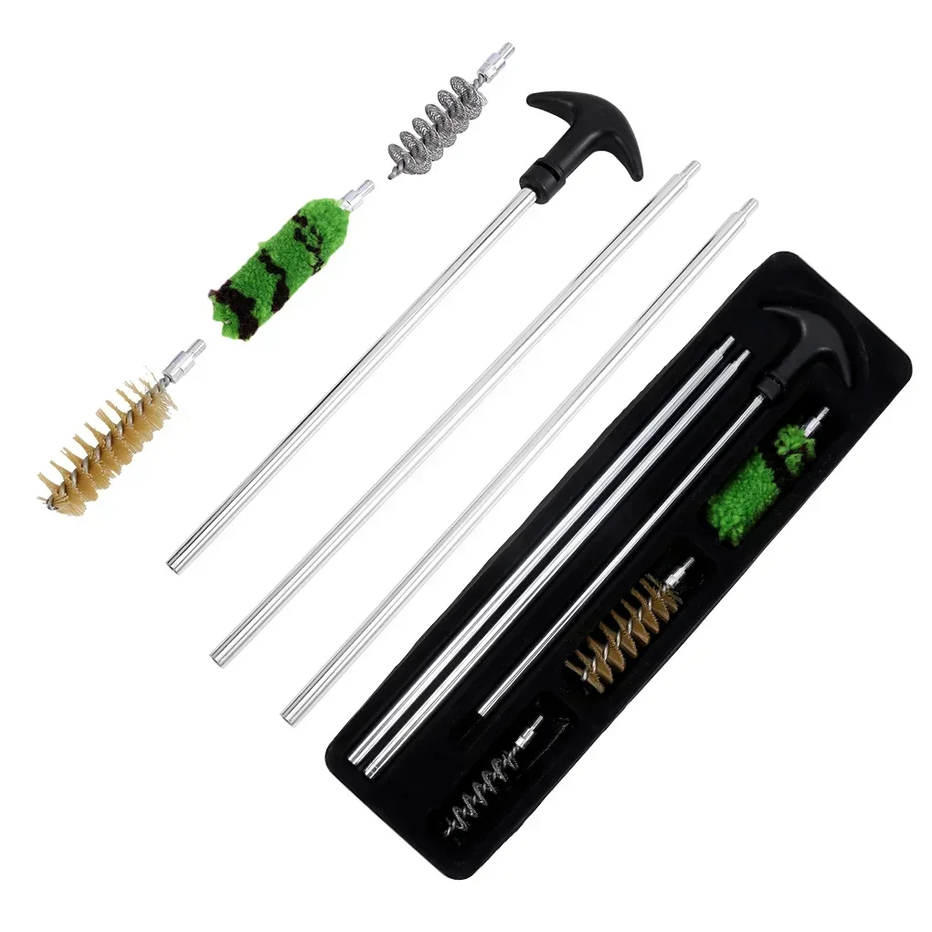 6 قطعة/المجموعة 12/16/20/410 GA قياس بندقية تنظيف عدة قضيب فرشاة بندقية مسدس أنبوب برميل تنظيف أداة الصيد اكسسوارات #2