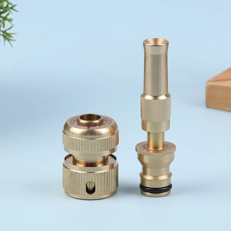 High-Pressure Water Gun, Adjustable Brass Nozzle for Car Wash, Garden, Greenbelt, Patio Watering, Sprinkler, Plant Irrigation
