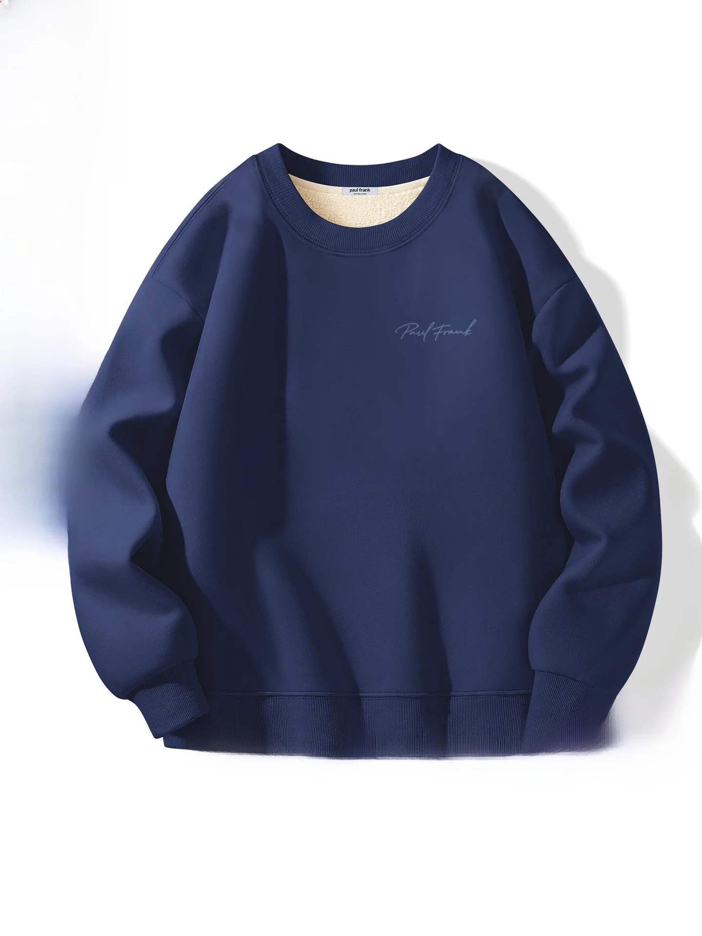 

Heavyweight Hoodie Men's Winter k Blue Fce Thiened Loose Warm Outerwear Casual Sle Cotton Polyester Blend