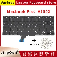 Teclado A1502 para Macbook Pro Retina 13,3 pulgadas portátil ME864 ME865 ME866 teclados nuevo 2013-2015