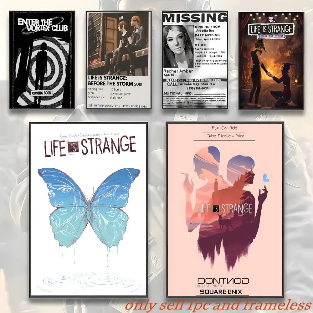 L-Life Is Strange Before the Storm Game Poster Gift with prints Home bedroom living room decoration promotion and display