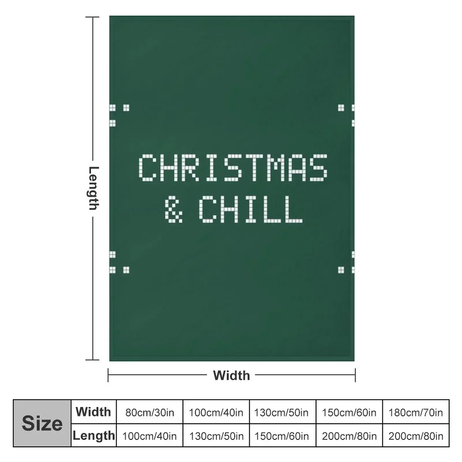 christmas & chill Throw Blanket couch cozy soft plush fuzzy picnic outdoor blanket