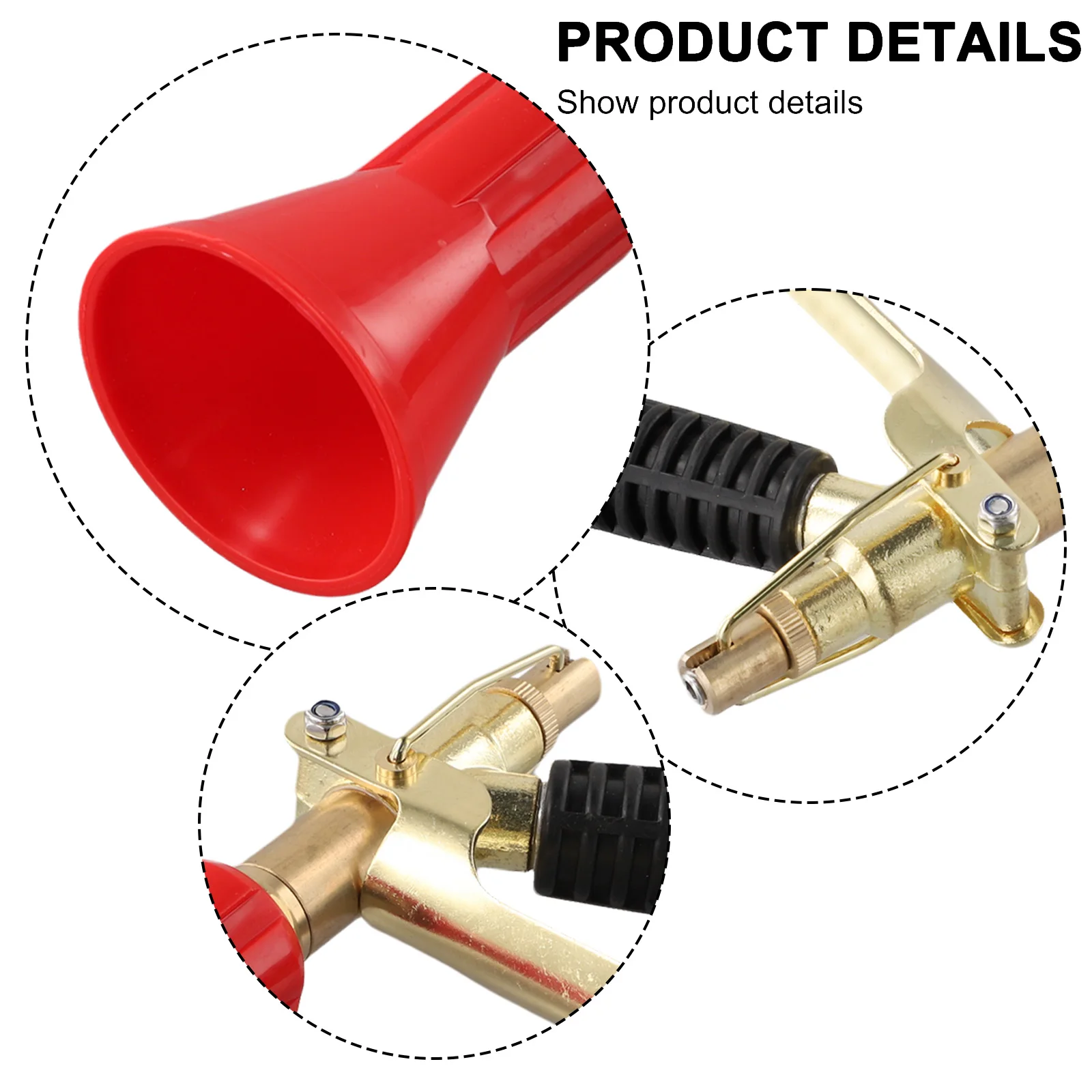 Copper High-Pressure Sprayer With Rotary Atomization Garden Irrigation Sprayer Garden Pesticide Spray Gun