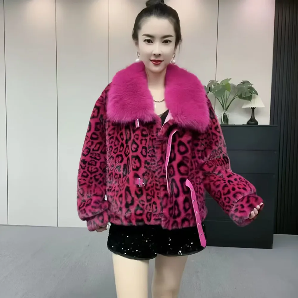 Faux Fur Coats for Women,Single Breasted Jackets,Female Overcoat,Thicken Warm Clothes,England Style,Fur Collar,New ,Winter